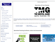 Tablet Screenshot of mentalgamecoach.com